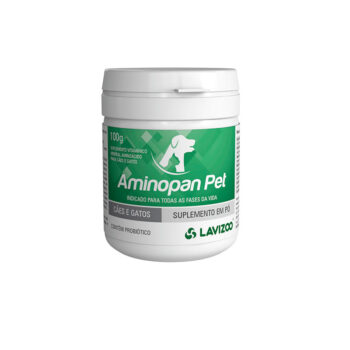 Suplemento Alimentar Completo Cães e Gatos Aminopan Pet 100g