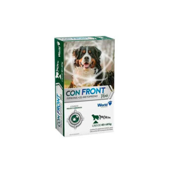Pipeta confront plus para cães 4,02 ml cartucho c/1 pipeta - World Veterinária
