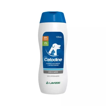 Shampoo Lavizoo Cetodine para Cães e Gatos - 125ml